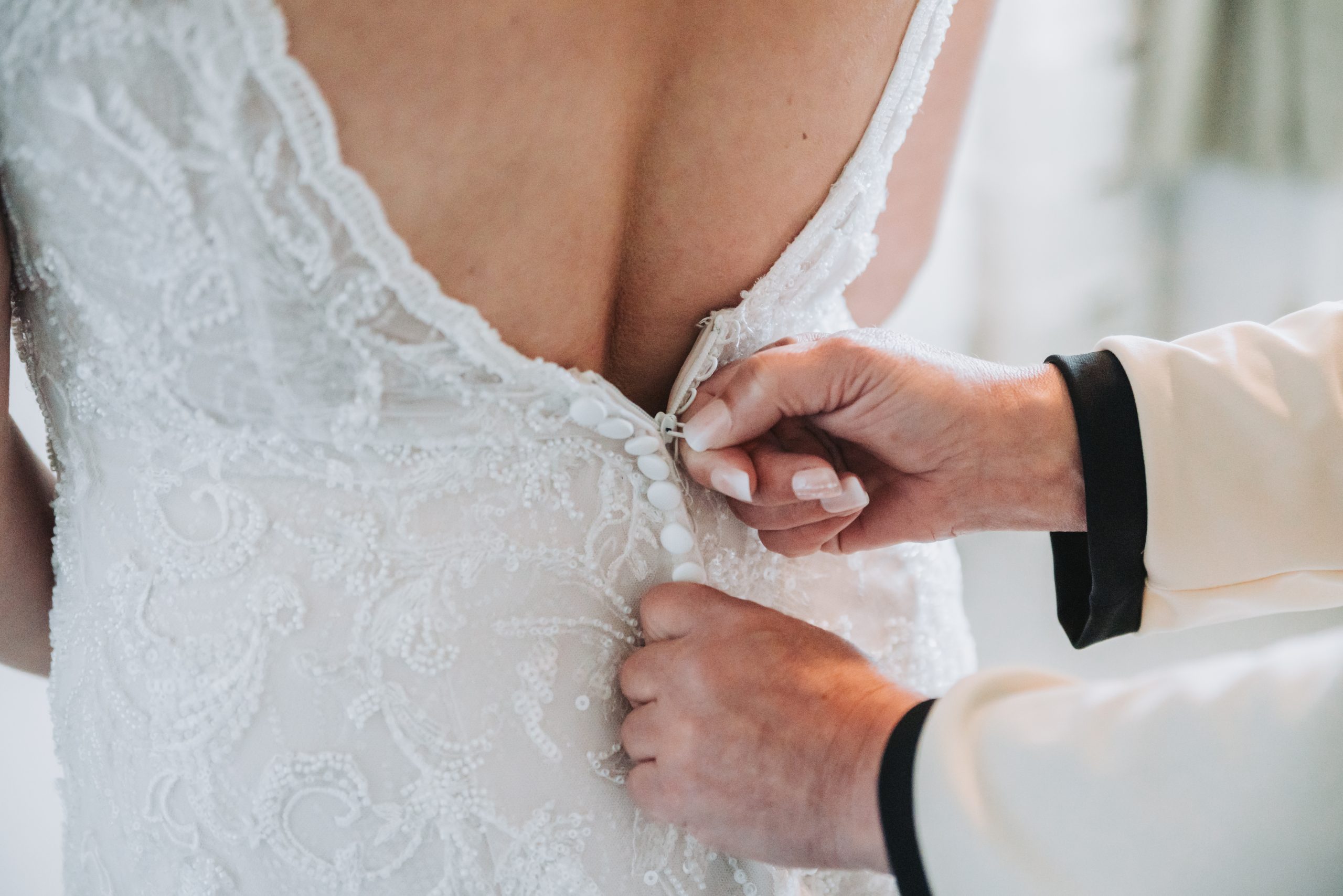 Candid wedding moment, Bridgend photographer